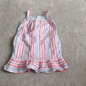 Vineyard Vines Red and Blue Striped Dress